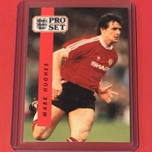 Mark Hughes #149 1990 Pro Set Soccer Trading Card